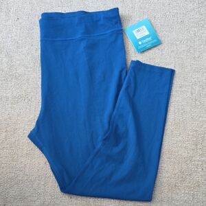 NWT Coolibar Deep Water Swim Tights - Cobalt Blue